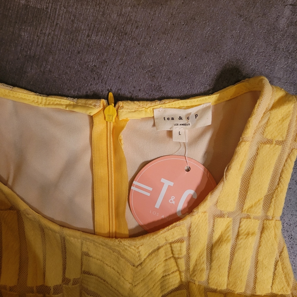 NEW-Yellow dress